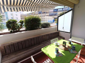 Studio avec terrasse, piscine, parking et clim au Grau-du-Roi - FR-1-307-256